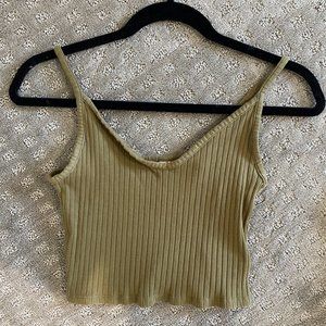 Forest Green Crop Top